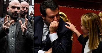 saviano-meloni-salvini