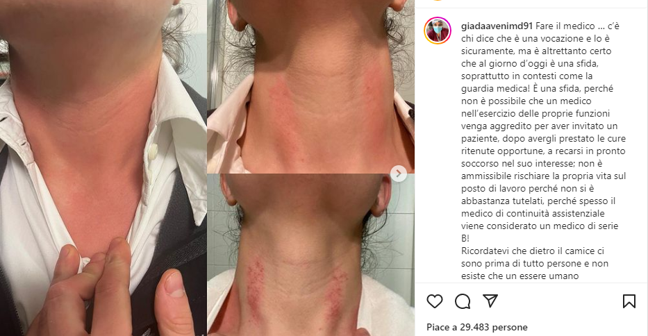 Udine, dottoressa aggredita in guardia medica: uomo tenta di strangolarla