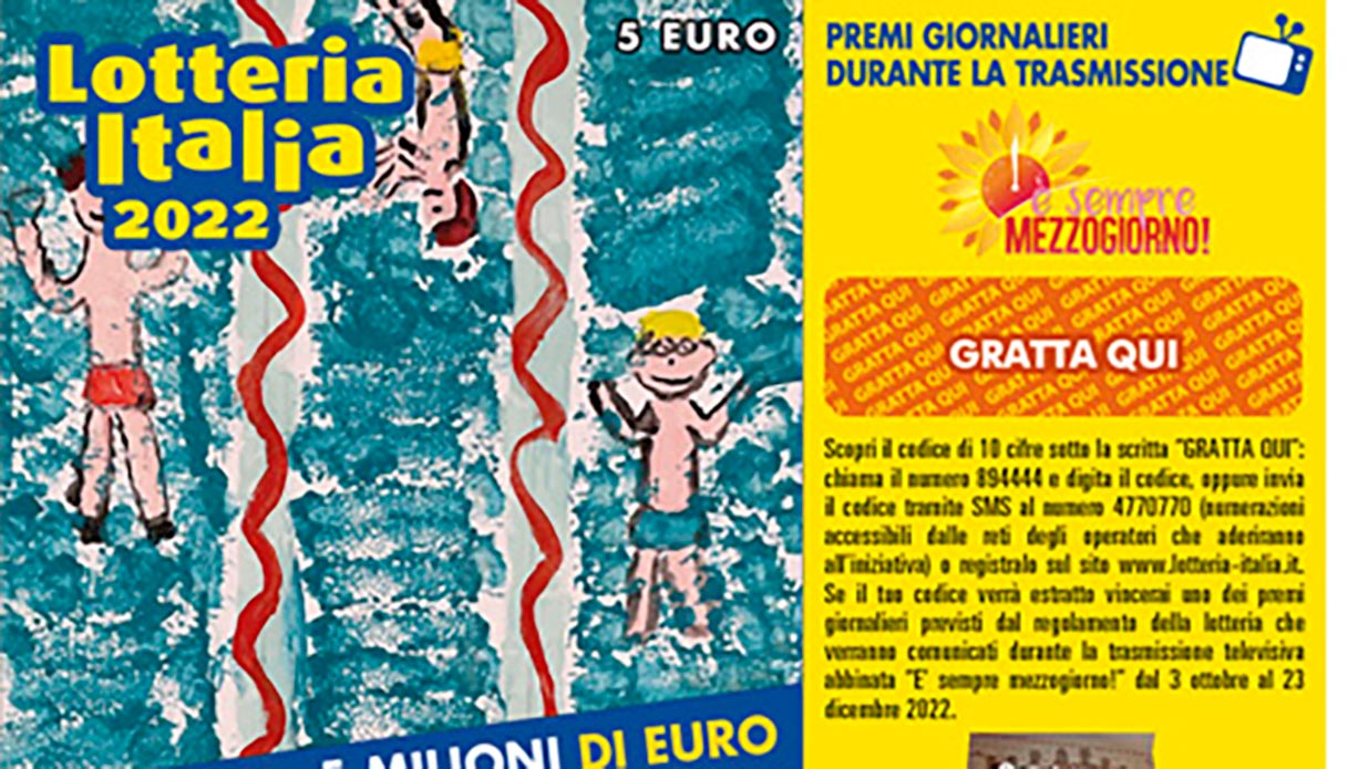 Lotteria Italia: biglietto tac-simile