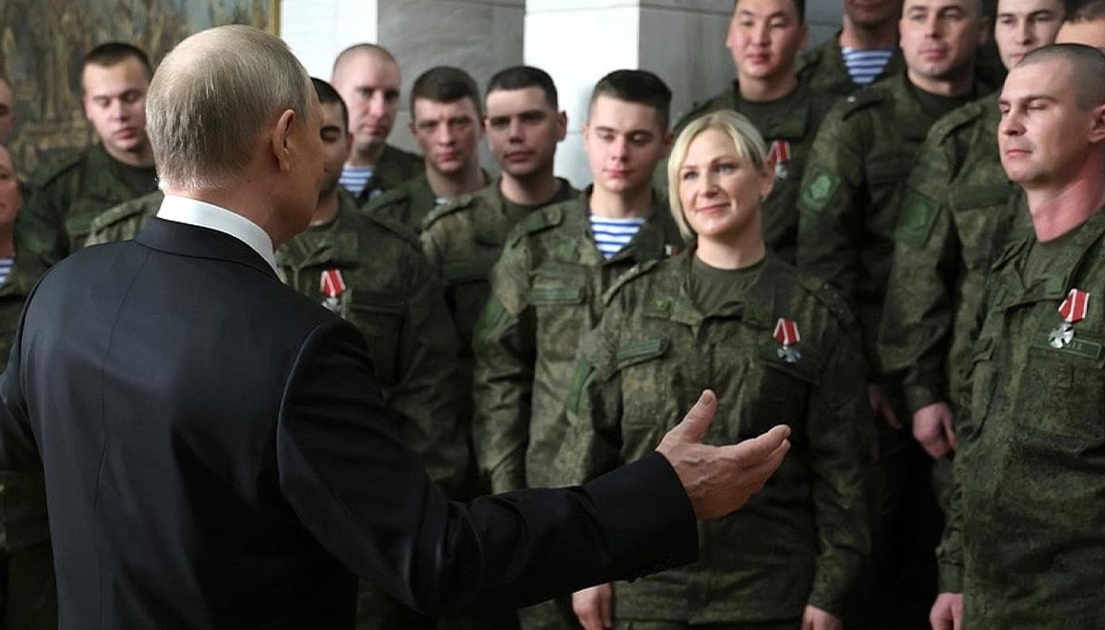 Putin e la donna bionda