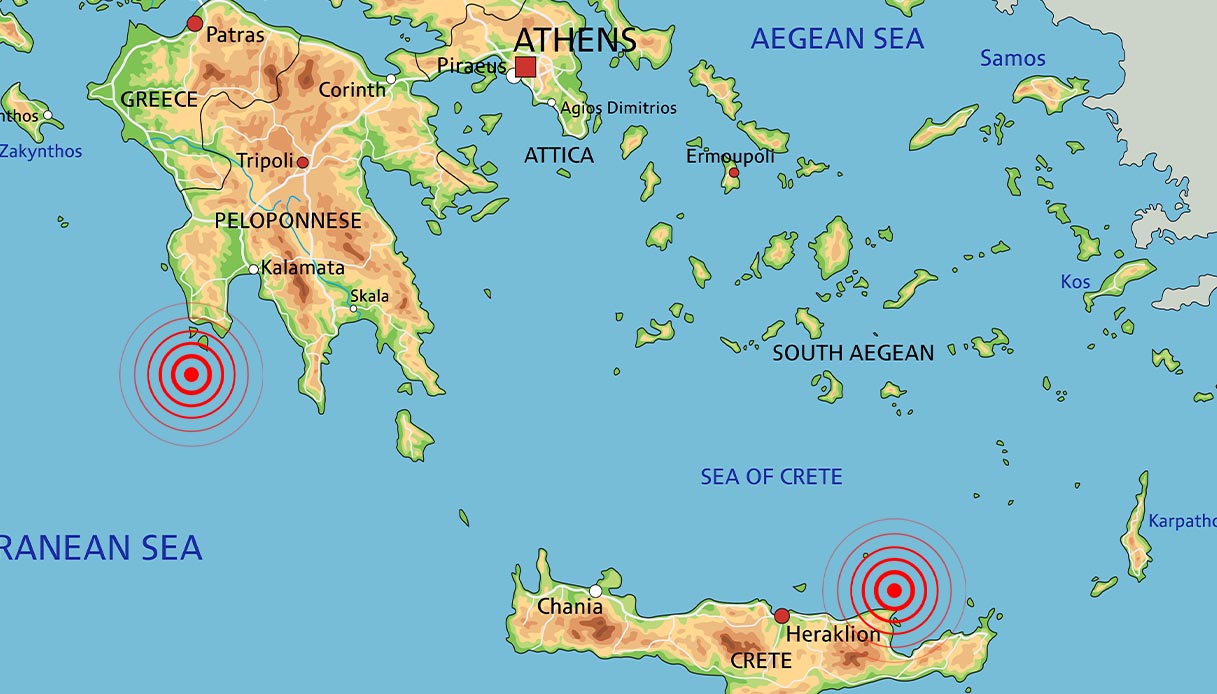 Σεισμός στην Ελλάδα, δύο ισχυροί σεισμοί μεγέθους 4,7 και 4,2 βαθμών σε λιγότερο από τρεις ώρες: φόβος τα ξημερώματα