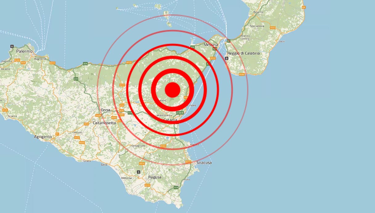 Scosse Di Terremoto A Bronte Di Magnitudo 2.2 E 2.3: Avvertite In Tutta ...