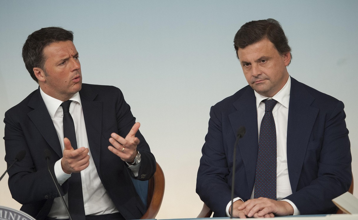 I leader di Italia Viva e Azione, Renzi e Calenda