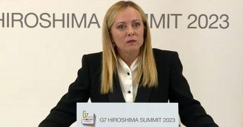 Giorgia Meloni lascia in anticipo il G7 in Giappone