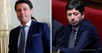 L'ex presidente del Consiglio Giuseppe Conte e l'ex ministro della Salute Roberto Speranza