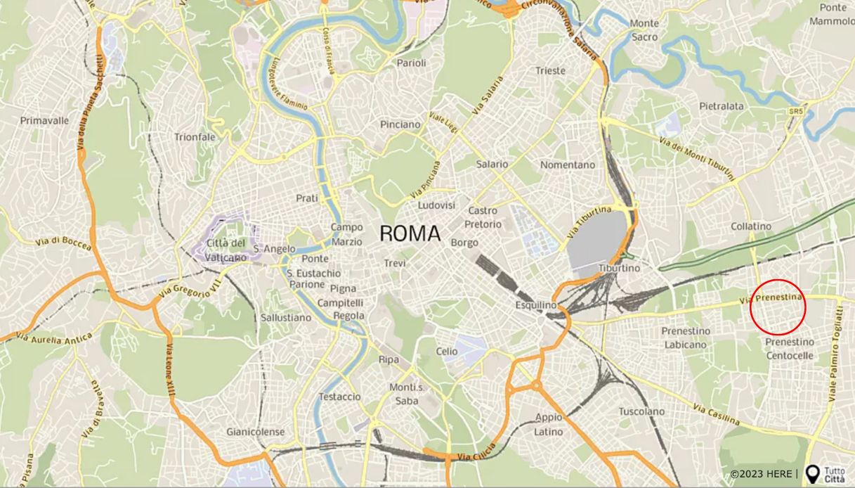 Centocelle, il quartiere di Roma in cui è avvenuto l'incidente