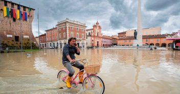 Lugo allagata dopo l'alluvione in Emilia-Romagna