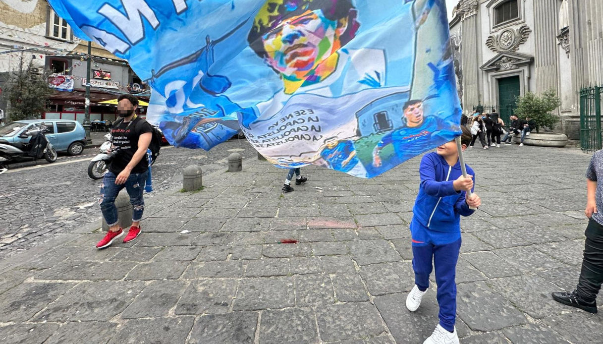 Festa a Napoli per lo scudetto