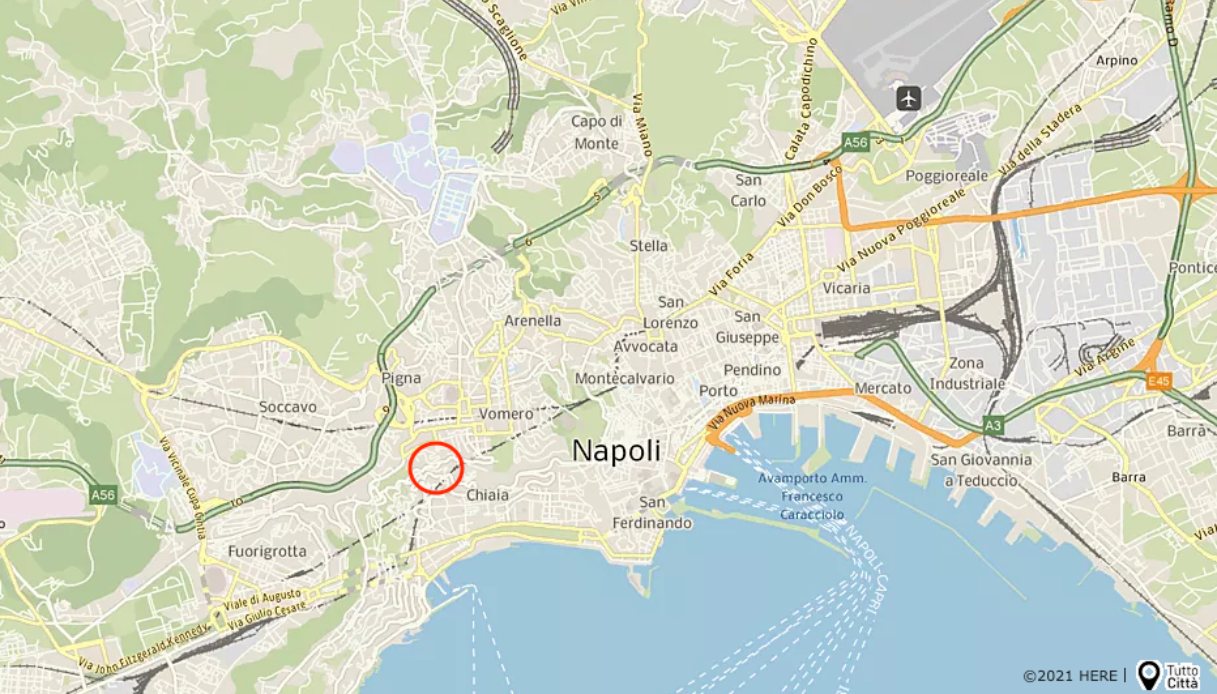 Napoli incendio