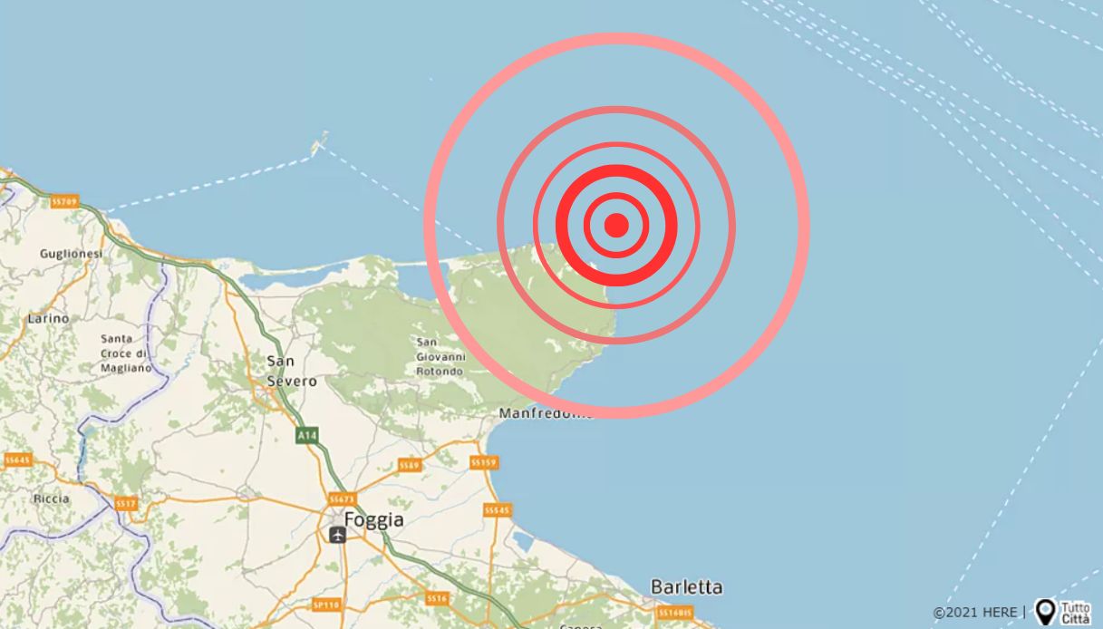 Terremoto Sul Gargano: Scossa Di Magnitudo 3.0 A 8 Km Da Peschici ...