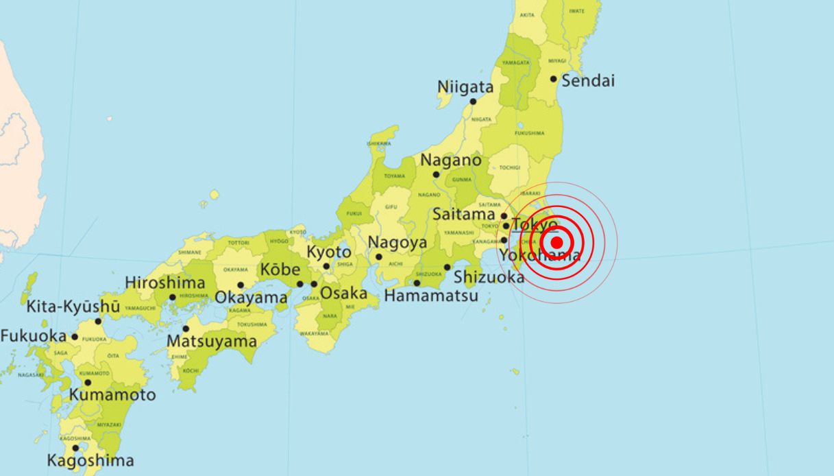 Scossa Di Terremoto In Giappone A Est Tokyo Di Magnitudo 62 Tensione In Caso Di Allerta Tsunami 9011