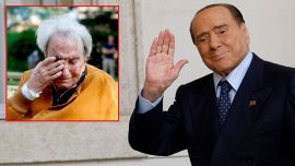 Arg Emilio Fedi satt fast i bilen och sen till Berlusconis begravning, video: "Tiggarens misstag"