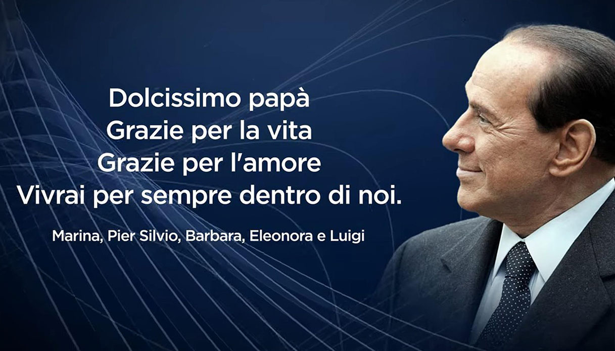 figli messaggio berlusconi