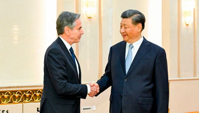 il segretario di Stato americano Antony Blinken incontra il presidente Xi Jinping a Pechino