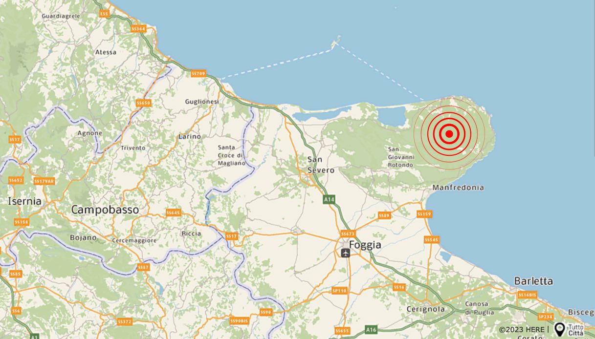 Forte Scossa Di Terremoto Sul Gargano Sisma Di Magnitudo