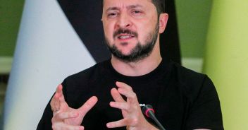 Il presidente dell'Ucraina Volodymyr Zelensky