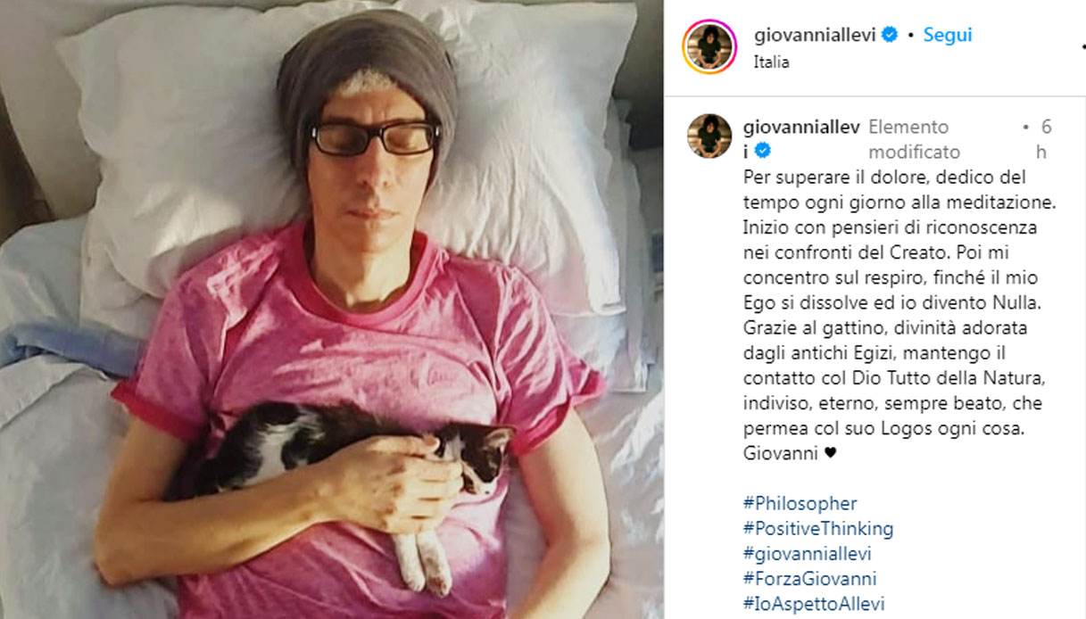 giovanni allevi instagram cancro