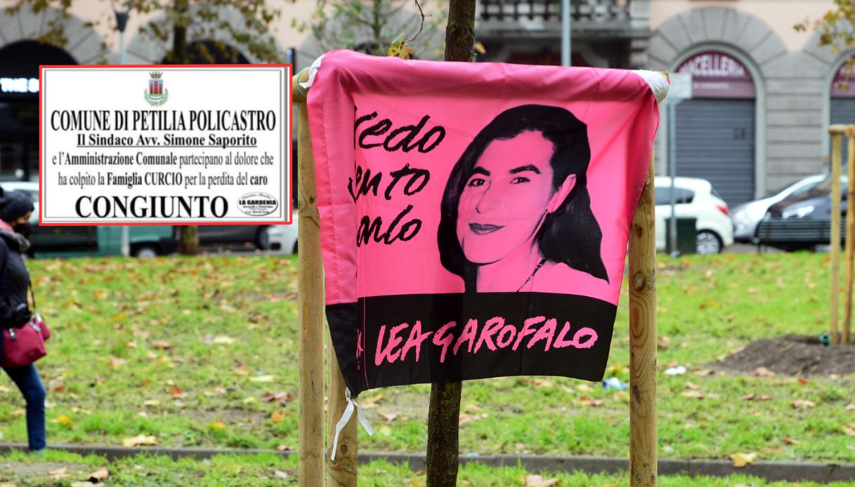 Sindaco partecipa al lutto del killer di Lea Garofalo: polemica contro i  manifesti per Rosario Curcio