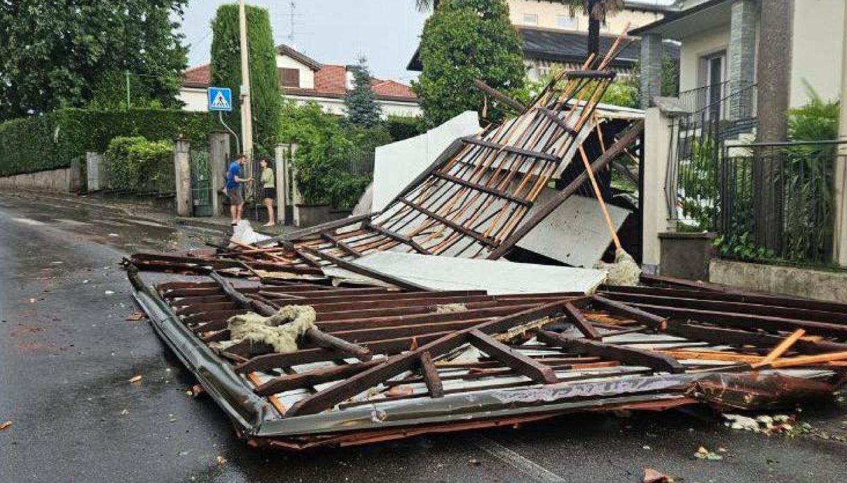 Maltempo Con Temporali E Grandine A Nord Dal Comasco Al Trentino: Tetti ...