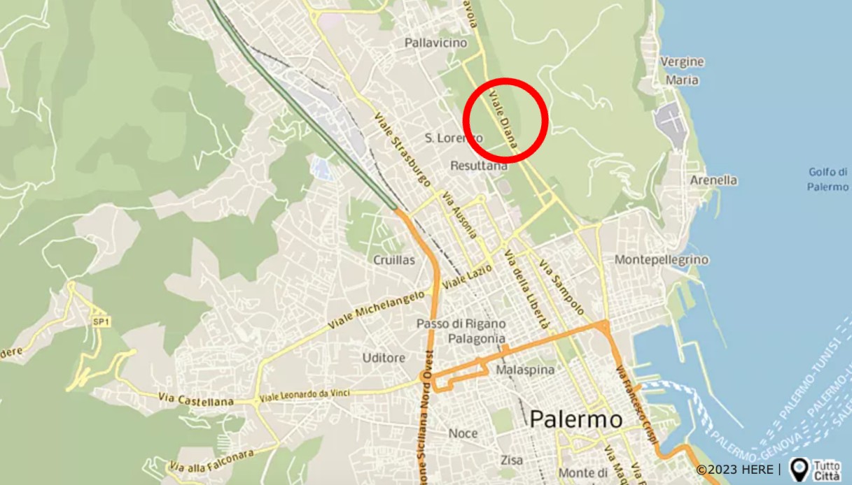 Mappa Palermo