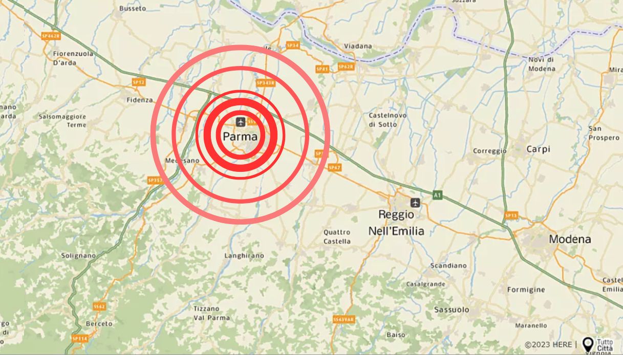 Trema La Terra Lungo Lo Stivale: Terremoto In Provincia Di Parma Nella ...