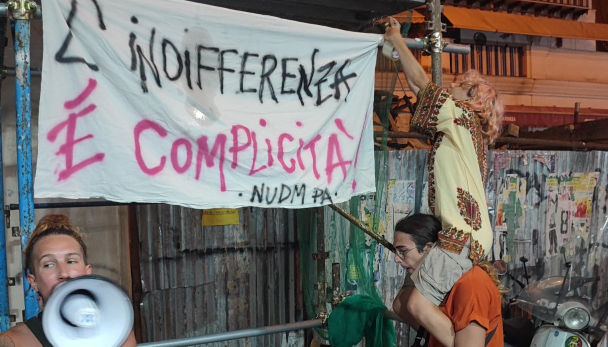 La manifestazione contro la violenza a Palermo