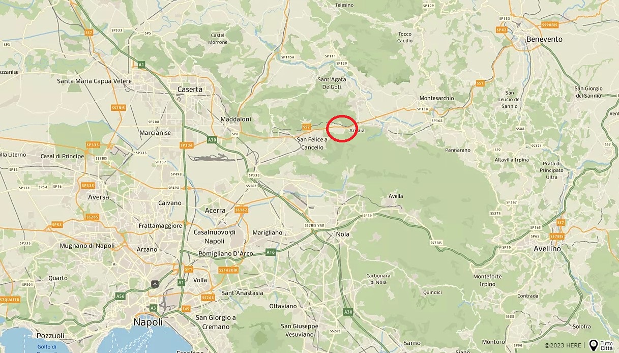 Incidente mortale sull'Appia a Forchia vicino Benevento: tre auto coinvolte, un morto e sette feriti
