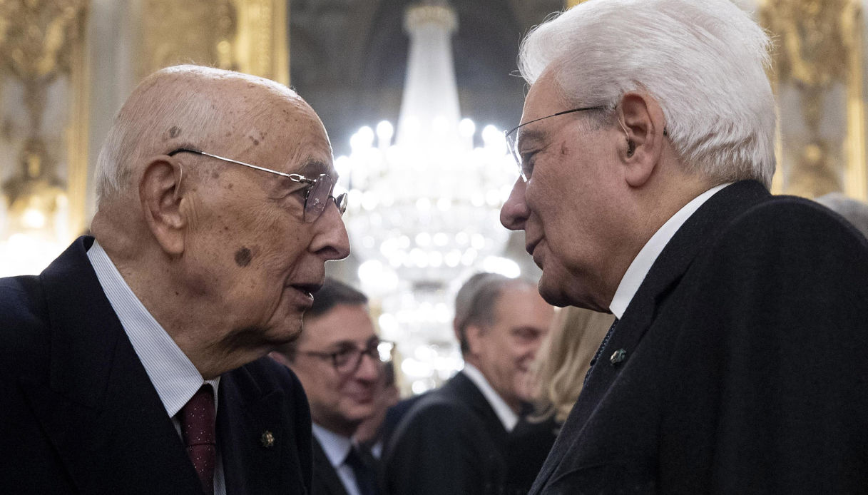 Giorgio Napolitano e Sergio Mattarella