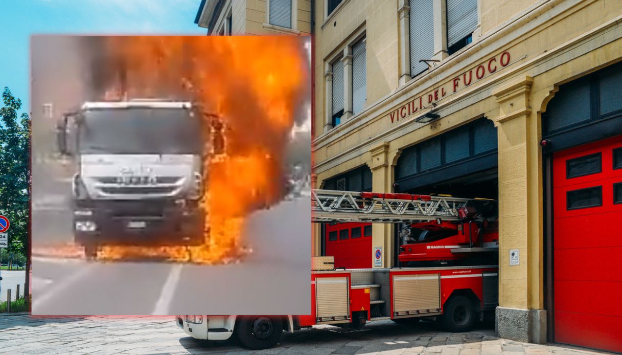 Grande camion dei pompieri DRIVEN. Spegniamo il fuoco in casa. Video sulle  auto. 