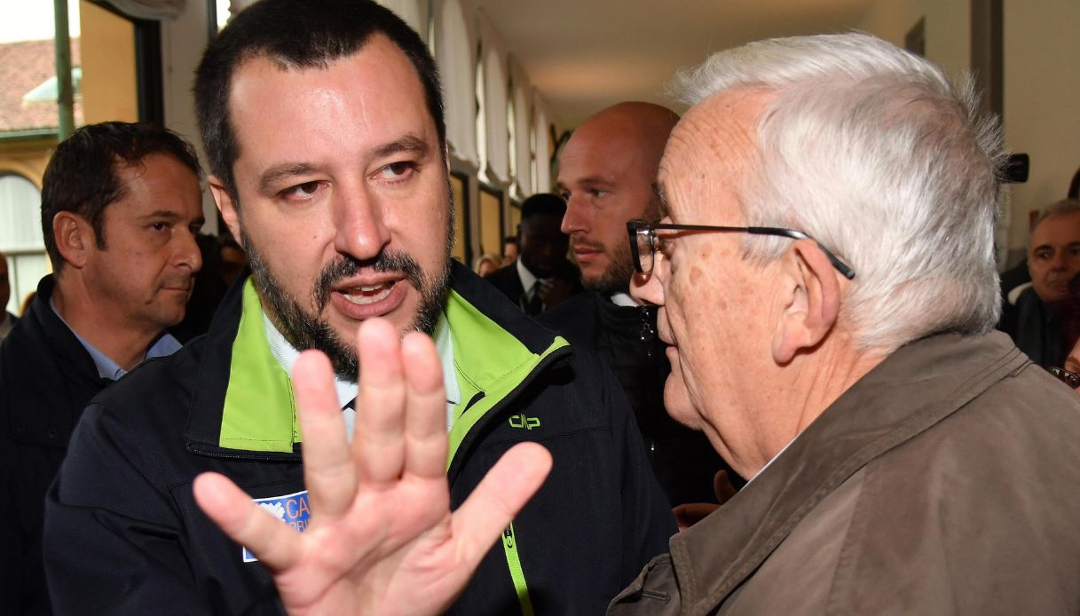 Mario Borghezio furioso contro Matteo Salvini