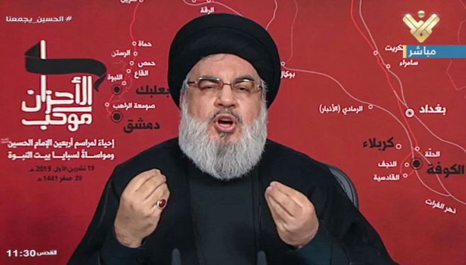 Il leader di Hezbollah Hasan Nasrallah