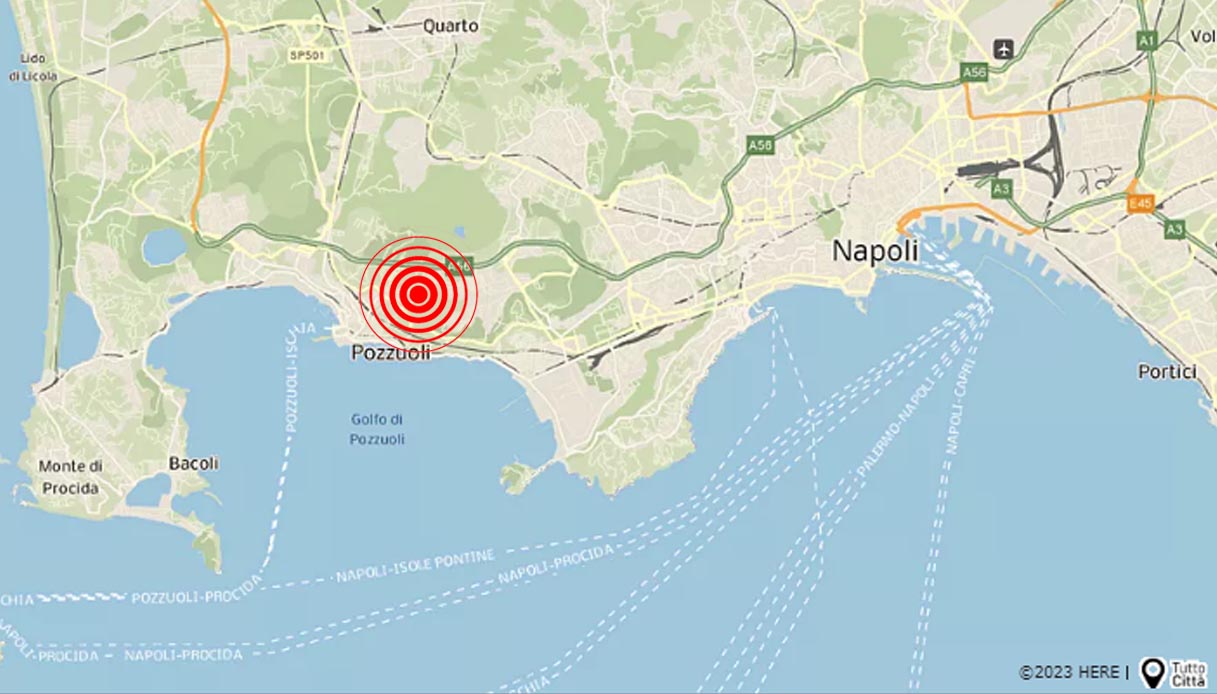 Due Scosse Di Terremoto Nei Campi Flegrei Sentite Pure A Napoli: La Più ...