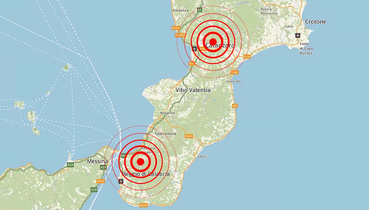 Scossa Di Terremoto Ad Amato Vicino Catanzaro E Poi A Cardeto Vicino ...