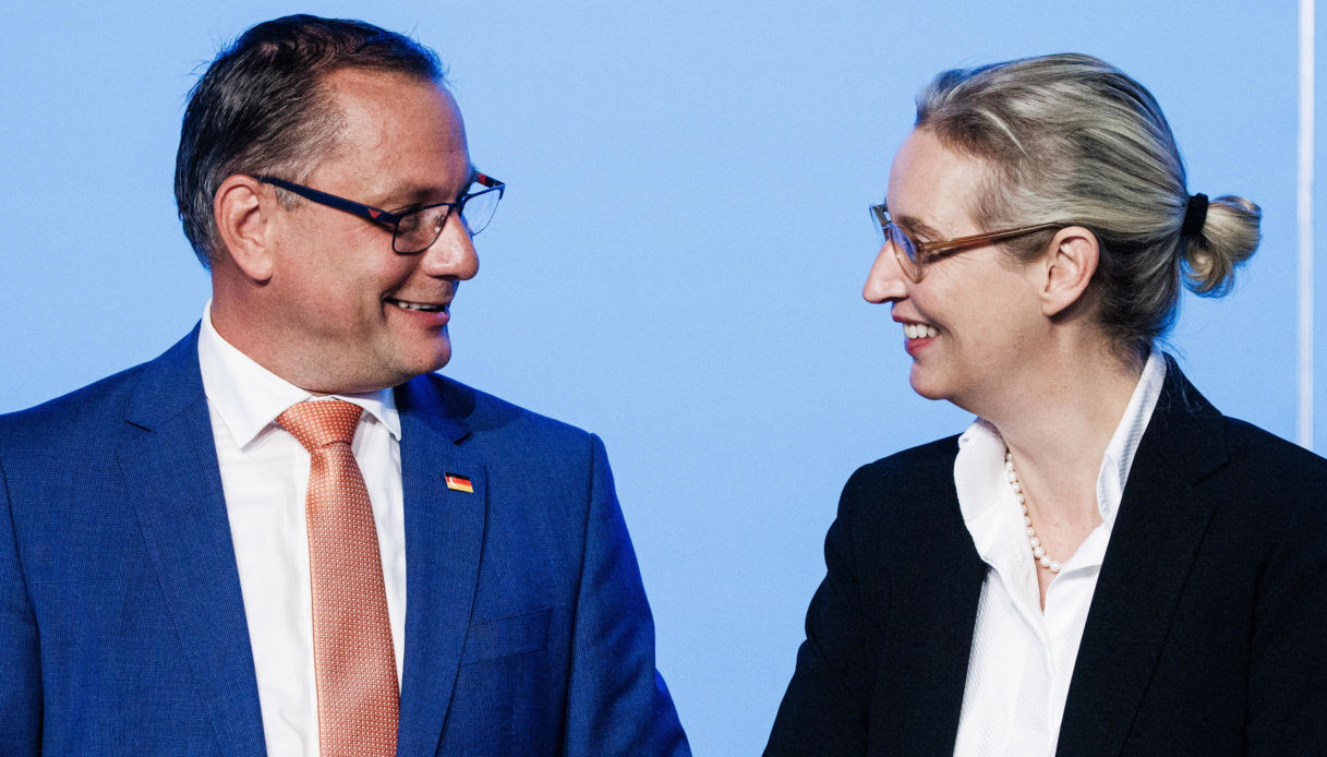 Tino Chrupalla e Alice Weidel di AfD