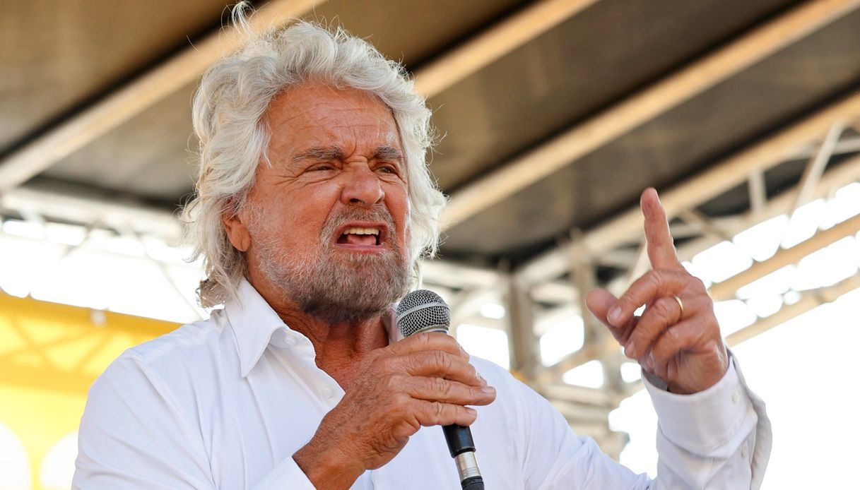 Beppe Grillo ospite a Che Tempo Che Fa.