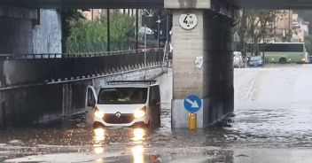 Crolla il muro della galleria tra Francavilla e Pescara a causa del maltempo