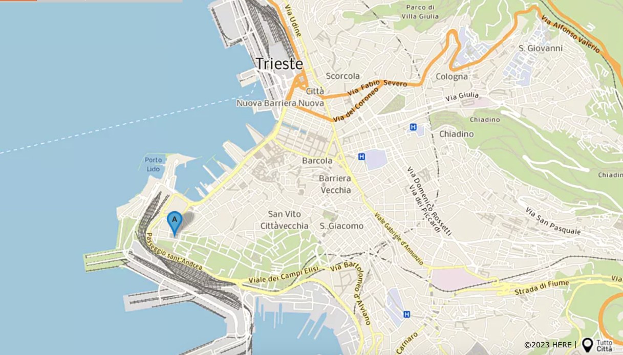 Trieste mappa