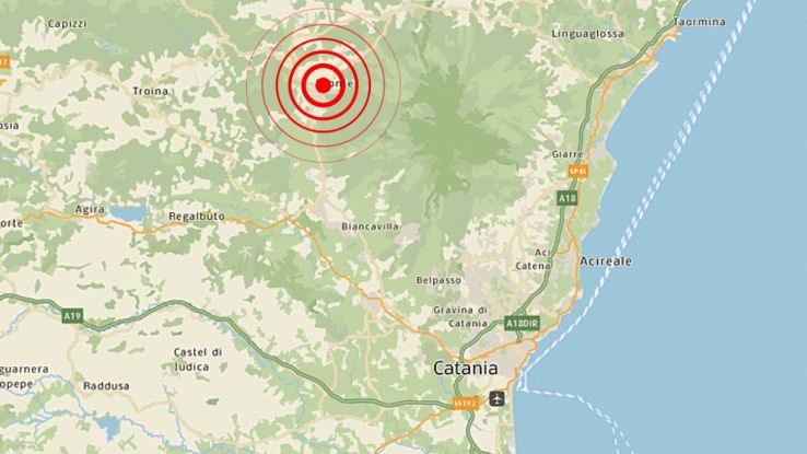 Tre Scosse Di Terremoto A Bronte Vicino Catania In Meno Di Unora La Più Forte Di Magnitudo 25 0507