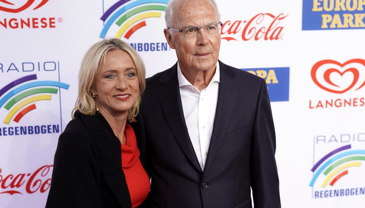 Franz Beckenbauer e la moglie
