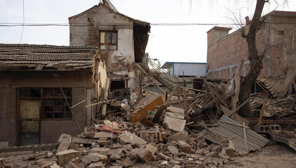 Destruction of homes and injuries in the Xinjiang region