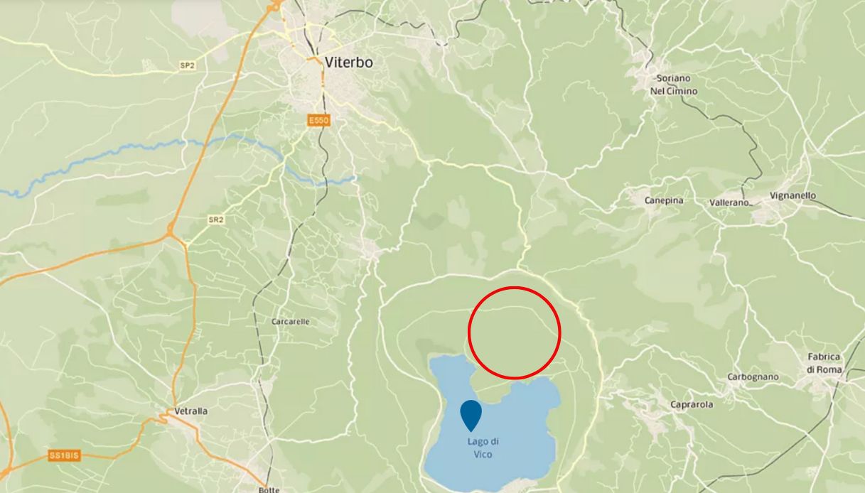 La riserva del lago di Vico, in provincia di Viterbo