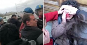 firenze-cariche-studenti-ragazza-colpita