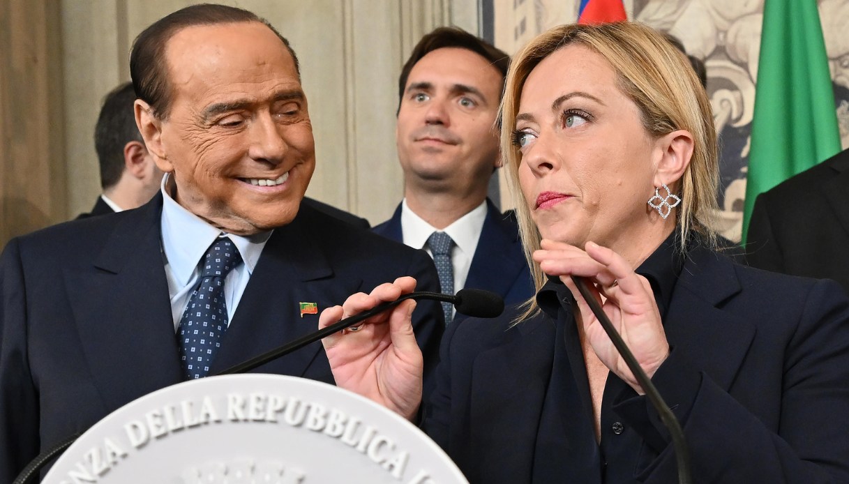 Meloni Berlusconi ricerche web