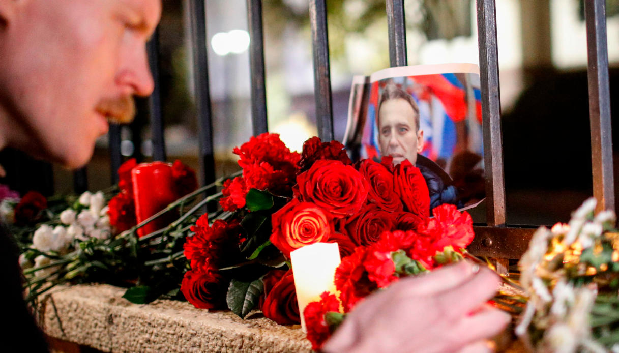 Tbilisi, Georgia: manifestazione in memoria di Alexei Navalny 