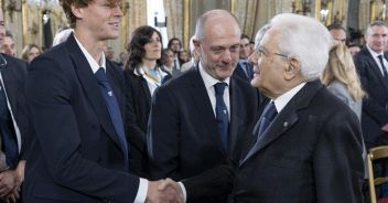 Sinner da Sergio Mattarella