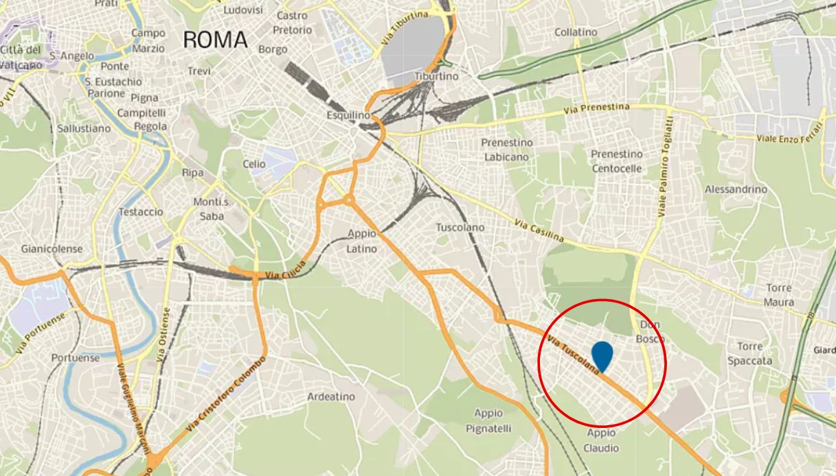 allarme bomba supermercato Todis Roma Tuscolana evacuati palazzi telefonata anonima