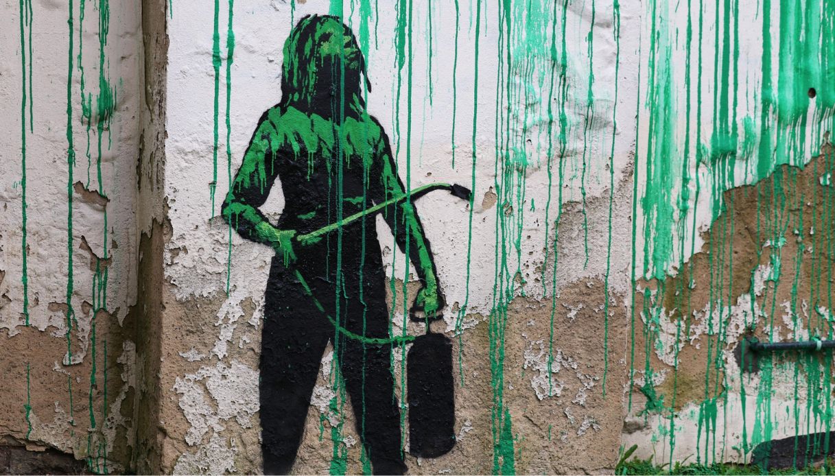 Banksy e la nuova opera a Londra con un murale ecologista: le ipotesi sul significato dato dall'artista
