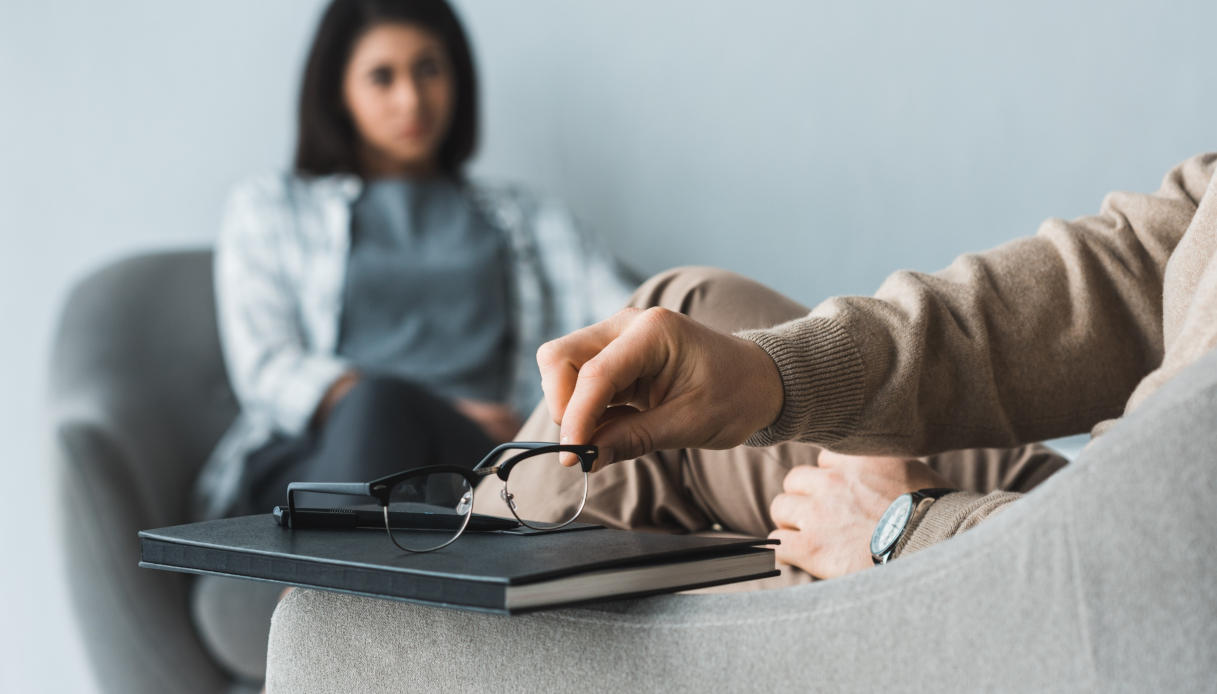Una seduta di psicoterapia