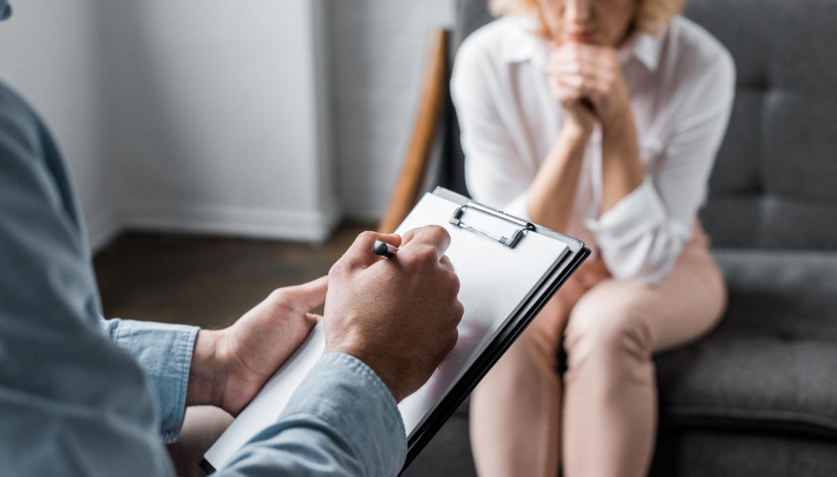 Una seduta di psicoterapia