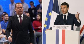 dmitrij-medvedev-emmanuel-macron-francia-russia-ucraina